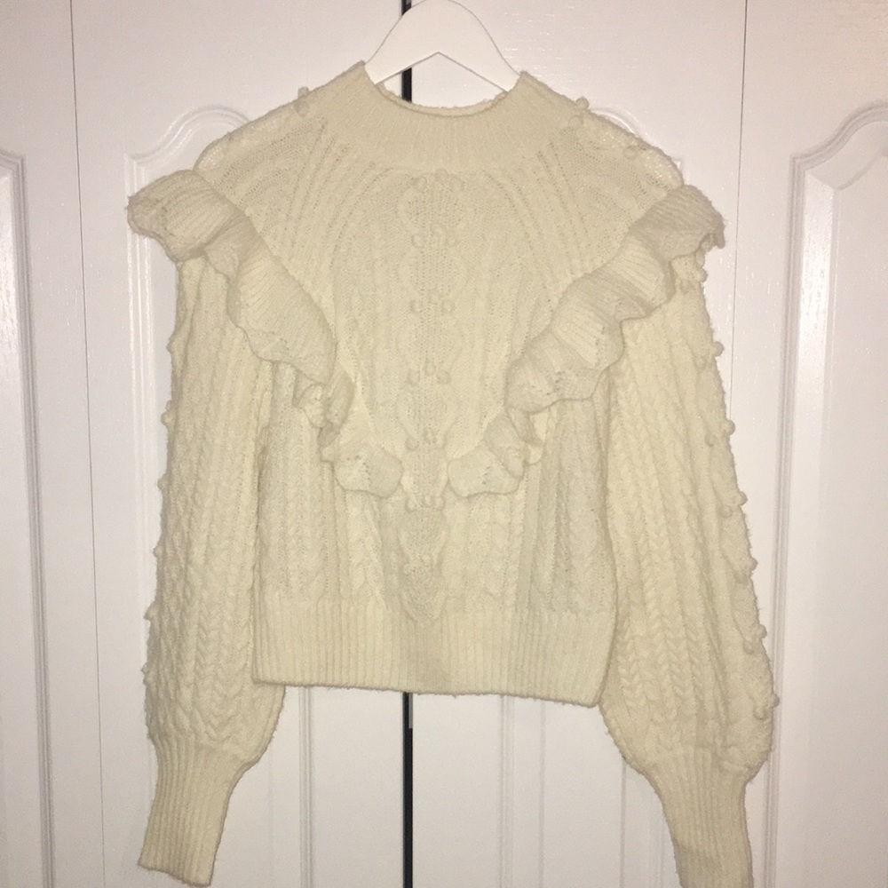 Astr the label cream sweater